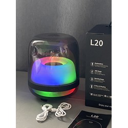 Loa Bluetooth L20 , đèn RGB đổi màu , thiết kế trong suốt