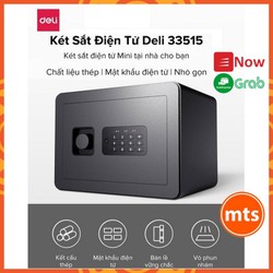Két sắt điện tử xiaomi Deli 33515 két sắt nhỏ gọn tiện lợi XiaomiYoupin