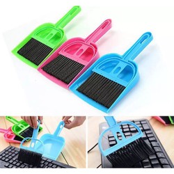 Bộ Chổi Quét Bụi Và Ki Hốt Rác Mini Tiện Dụng