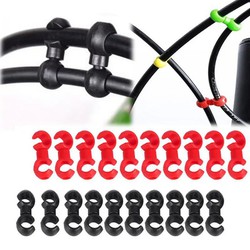 Kẹp Dây Phanh Xe Đạp, Móc Nhựa Chữ S Giữ Dây Phanh, Kẹp Cố Định Dâu Phanh Xe Đạp, Móc Cố Định Dây Phanh Tiện Lợi