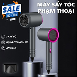 Máy Sấy Tóc 2 Chiều 2300W Nhanh Khô, 3 Chế Độ Sấy, Tạo Kiểu, Chăm Sóc Tóc Chuẩn Salon Kèm Mỏ Vịt Dưỡng Tóc