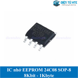 Bộ 3 con EEPROM AT24C08AN AT24C08N AT24C08A AT24C08 chân dán SOP-8