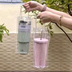10 túi trong suốt đựng bình giữ nhiệt