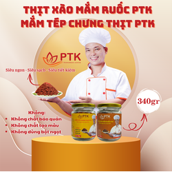 [Combo 340gr] Mắm tép chưng thịt PTK 170gr   + Thịt xào mắm ruốc PTK 170gr