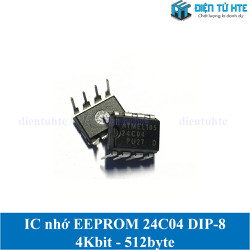 Bộ 3 con IC nhớ EEPROM 24C04 AT24C04 DIP-8