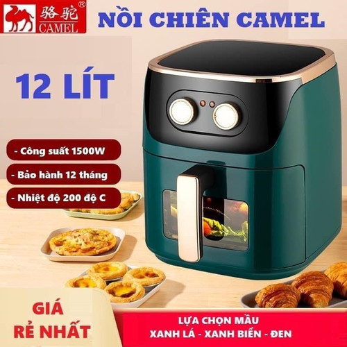 Nồi chiên không dầu Camel 12l - bảo hành 12 tháng