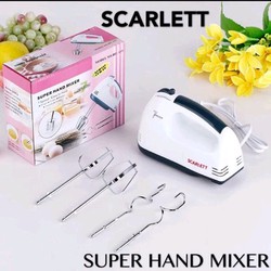 0098 Máy Đánh Trứng Cầm Tay SCARLETT 7 Tốc Độ Công Suất 180W