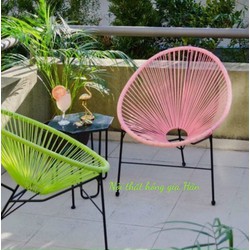 Ghế Acapulco hiện đại Hồng Gia Hân G307
