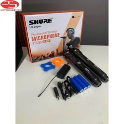 [HCM] Micro karaoke đa năng Shure HS-38Pro (Mic UHF sóng mạnh, hát nhẹ, dùng pin sạc tiện dụng, tương thích loa kéo, Ampli - Công Ty Thiên Phúc