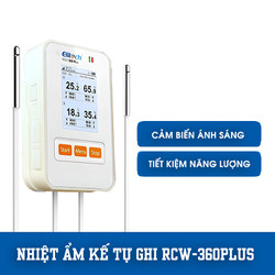 Nhiệt Ẩm Kế Tự Ghi Elitech RCW-360PLUS Wifi/4G