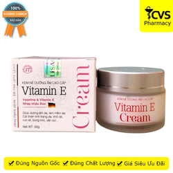 Kem Nẻ Dưỡng Ẩm Vitamin E - Hỗ trợ giữ cho da mềm mại, mịn màng, giảm khô rát nứt nẻ da - Hộp 50gr - CVS Pharmacy