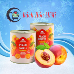 Đào Ngâm Nước đường Countree Peach Halves lon 820gr