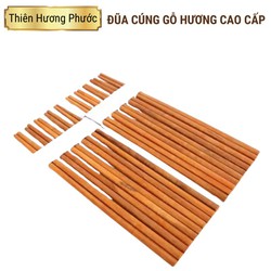 Đũa gỗ hương cao cấp 10 chiếc thờ cúng