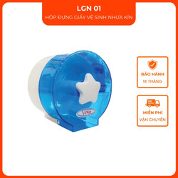 Hộp đựng giấy vệ sinh nhựa kín cao cấp VINA LGN 01