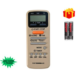 Điều khiển điều hòa TOSHIBA Mã 04, remote máy lạnh TOSHIBA - Tặng kèm pin - Minh Nguyễn Computer