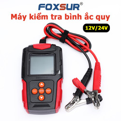 Máy kiểm tra bình ắc quy ô tô xe máy tàu thuyền FBT200 test bình 12V 24V 3AH-200Ah đo nội trở CCA