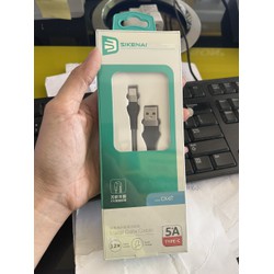 Dây Cáp Sạc USB to Type C 5A 1.2M SIKENAI CX-6T