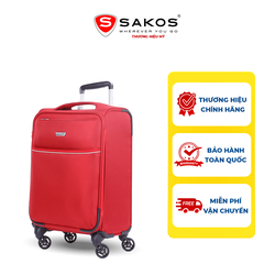 Vali Kéo Vải Du Lịch SAKOS ELITE 4.5 - Size XS (18inch)/ Xách Tay (Cabin) - Khóa TSA - Chống Thấm, Trượt Nước