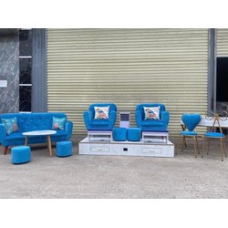 Bộ sofa Nail - ghế Nail kiểu thúng siêu rẻ - Tặng đôn nhỏ