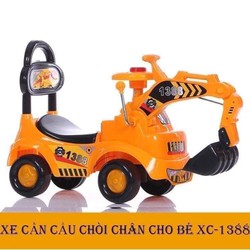 XE CẦN CẨU CHÒI CHÂN máy xúc cát có nhạc CHO TRẺ EM