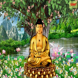 Tranh gạch men 3d Bồ Đề