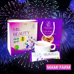 Sữa Hạt Nội Tiết MS .Beauty Mami Farm hộp 25 gói x 20 g