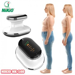 Máy massage giảm mỡ bụng cầm tay sóng RF, EMS, Hồng ngoại Nikio NK-160