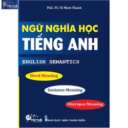 Sách - Ngữ nghĩa học tiếng Anh (English Semantics)