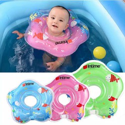 Phao Bơi Đeo Cổ Cho Trẻ Sơ sinh đến 3 tuổi Có Quai Tay Cầm Tập Bơi Đứng cho bé