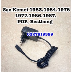 Sạc tông đơ KEMEI 1977 1976 1983 1984 1987 1986... 5V-1000mA - vừa tông Kemei , Bestbomg , Suker, Pop