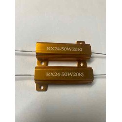 1cặp Điện trở Công Suất 20 ohm 50W