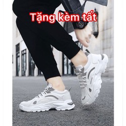 Giày thể thao nam phản quang, Giày sneaker nam đẹp đế cao 5cm