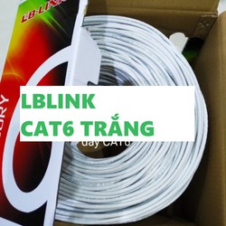 Dây mạng Hàng Chuẩn LBLINK Chính Hãng internet CAT6 ( 150m 200m 250m ) tặng kèm 5 đầu mạng RJ45 ,không bấm sẵn đầu mạng, khách tự về chia đoạn theo ý muốn - HÀNG CHÍNH HÃNG