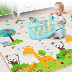 Thảm xốp cho bé 1M6x2M Maboshi 2 mặt giúp bé tăng khả năng nhận diện màu sắc và đồ vật xung quanh - mẫu ngẫu nhiên