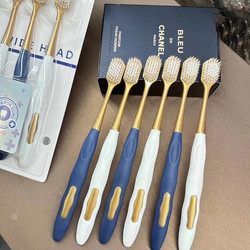 Set 6 Bàn Chải Đánh Răng Lông Mềm, Chải Êm, Làm Sạch Sâu, Đánh Bay Mảng Bám
