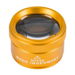 Kính lúp 30x soi trang sức, mạch điện tử 30x36mm (hộp quà tặng)