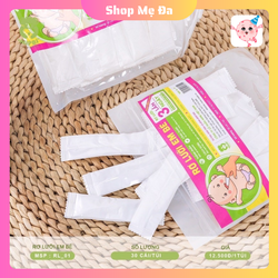 Gạc Rơ Lưỡi Mipbi Cho Bé Dạng Xỏ Ngón Tiện Lợi Túi 30 cái An Toàn Và Tiện Lợi