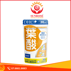 Viên uống Folic Acid DHC 30 ngày bỗ sung cho mẹ bầu gói 30v