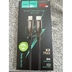Cáp sạc nhanh 3A X2 Max Type C to Lightning dài 2m
