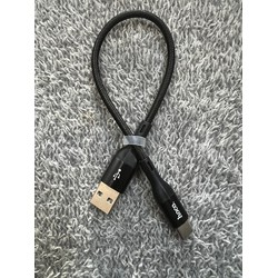 Cáp sạc Hoco X2 Max USB Type C bọc dù 0.25m