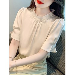 Áo kiểu nữ tay lỡ, áo nữ công sở, áo lụa cao cấp full màu A4472 full size