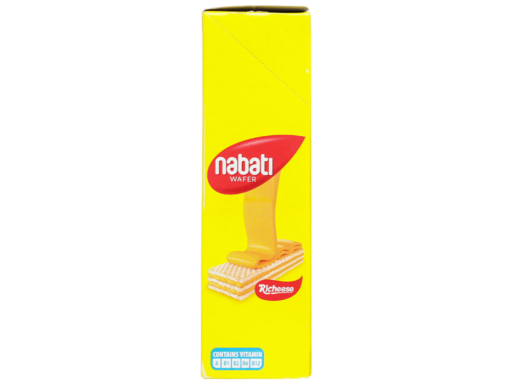 Hình ảnh Bánh Kem Xốp Phô Mai Nabati Richeese Cheese Cream Wafer (Hộp 20 thanh x 15g)