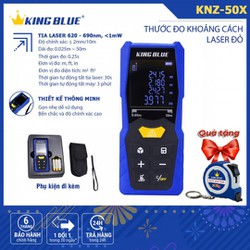 Thước Đo Khoảng Cách Laser Đỏ Kingblue KNZ-50X
