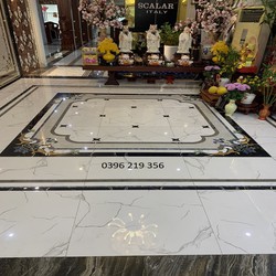Thảm gạch men lát nền trang trí sang trọng