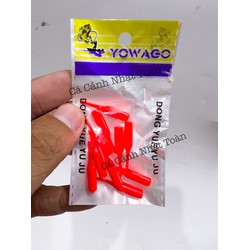 Chụp Đầu Chì Đỏ Câu Cá Yowaga (Bịch 10 Cái) (2 Bịch)