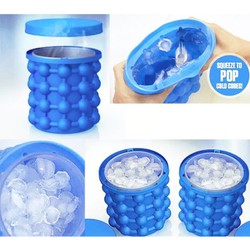 SET 2 Cốc Làm Đá Viên khay tổ ong Bằng Silicon dễ dàng lấy đá, DỤNG CỤ LÀM ĐÁ HÌNH TRỤ TIẾT KIỆM KHÔNG GIAN TỦ LẠNH MỚI