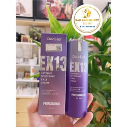 Kem dưỡng Trắng da,Ức chế sắc tố Doclab Extreme Whitening EX13 Cream hộp 30ml