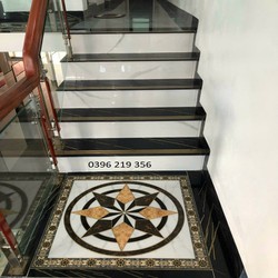 Thảm gạch men chiếu nghỉ ốp lát sang trọng 80x80
