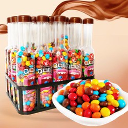 Chai Rượu Kẹo Socola Viên Màu Sắc Thơm Ngon, Kẹo Đồ Chơi 2in1