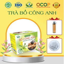 Trà bồ công anh hộp 30 Túi Lọc x 3Gram giúp xương chắc khỏe, tiêu hóa tốt, lthông tắc tia sữa, thải độc